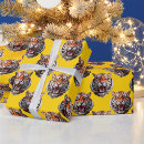 Recherche de tête tigre papier cadeau Animal