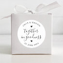 Zoek naar goedheid stickers Typografie