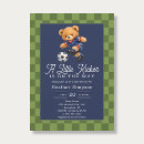 Recherche de football baby shower invitations Vert