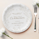 Recherche de première communion assiettes en papier Célébration