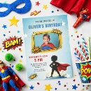 Recherche de héros invitations Boy