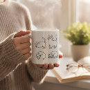 Recherche de dessin minimaliste tasses Pour elle