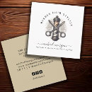 Recherche de logo ciseaux cartes visite Barbier