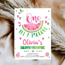 Recherche de one in a melon invitations Rose et vert
