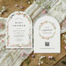 Recherche de un de baby shower fille invitations Élégant