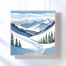 Recherche de ski posters Blanc