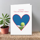 Zoek naar liefde tennis kaarten Valentijn