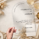 Recherche de transparent mariage invitations Simple