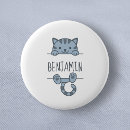 Recherche de chat gris badges Tabby