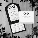 Recherche de smoking mariage invitations Deux mariés