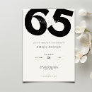 Zoek naar 65 jaar uitnodigingen Typografie