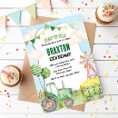 Recherche de tracteur vert invitations Oh deere