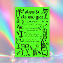 Recherche de new years invitations Soirée cocktail