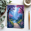 Recherche de fée bleue cartes postales Magique