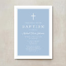 Recherche de élégant bébé garçon baptême invitations Simple