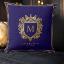 Zoek naar blauw goud kussens Monogrammen