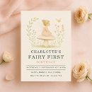 Recherche de fée invitations Baby girl