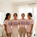 Recherche de police équipe tshirts Bridesmaid