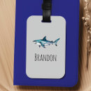 Recherche de requins bagages étiquettes Boy