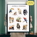 Recherche de animaux jungle posters Pour enfants