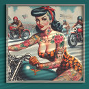 Zoek naar motorfiets kunst Pinup