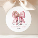 Recherche de baby shower bow autocollants Arc coquette