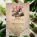 Recherche de service à thé invitations Bride