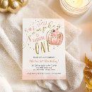 Recherche de de citrouille de fille anniversaire invitations Pour les enfants