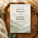 Recherche de montagne mariage invitations De en forêt