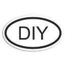 Recherche de trois lettres autocollants Monogrammé