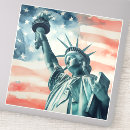 Recherche de drapeau de new york autocollants Patriote