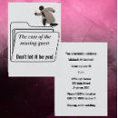 Recherche de détective invitations Unique