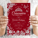 Recherche de papillon rouge invitations Pour elle