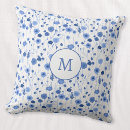 Recherche de fleur bleue fleur coussins Pour tous