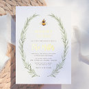 Recherche de bébé mignon invitations Abeille