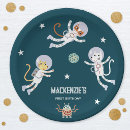 Recherche de fusée assiettes en papier Astronaute