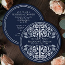 Recherche de bleu royal argent invitations Floral