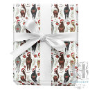Recherche de cheval de noël papier cadeau Équin