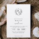 Recherche de blason invitations Initiales monogramme
