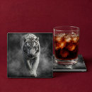 Recherche de tigre blanc dessous de verres Faune
