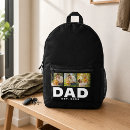 Zoek naar papa rugzakken Zwart wit