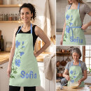 Recherche de fleurs bleues tabliers Moderne