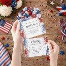 Recherche de carte de partie du 4 juillet invitations Invités