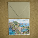 Recherche de capri italie cartes postales Aquarelle