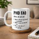 Recherche de doctorat tasses Diplômé