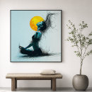Recherche de meditation pose posters Pour elle