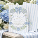 Recherche de hortensias bleus invitations Bride