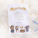Recherche de pirates vœux cartes Pour enfants