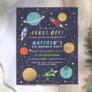 Recherche de fusée invitations Enfants