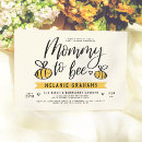 Zoek naar mommy to bee uitnodigingen Aanstaande moeder
